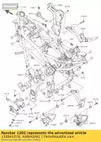 130BA1018, Kawasaki, con perno, 10x18 bx250aef kawasaki ninja z 250 2015 2016, Nuevo