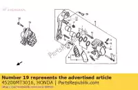 45200MT3016, Honda, Remklauw, r.f. honda st pan european  a st1100 1100 , Nieuw