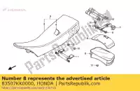 83507KK0000, Honda, band comp. a, carrier honda xr  r xr250r 250 , New