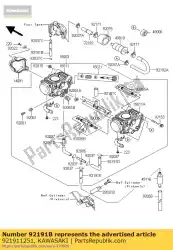 Aquí puede pedir tubo ksv700-a1 de Kawasaki , con el número de pieza 921911251: