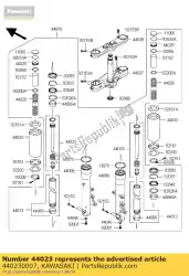 Ici, vous pouvez commander le culasse-fourche vn2000-a1h auprès de Kawasaki , avec le numéro de pièce 440230007: