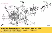 12251KYY901, Honda, uszczelka g?owicy cylindra honda crf  fb f crf125fb lw crf125f sw 125 , Nowy