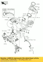 140910284, Kawasaki, couvercle, mètre, upp vn2000-a1 kawasaki vn 2000 2004 2005 2006, Nouveau