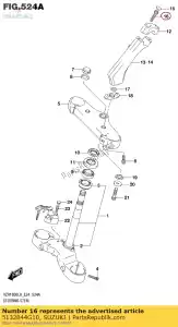 suzuki 5132844G10 tornillo - Lado inferior