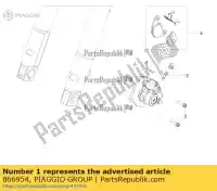 866954, Piaggio Group, Pinza freno anteriore aprilia derbi gilera rcr rcr 50 senda senda r drd x treme senda sm drd x treme senda x-treme 50 sm low seat smt zapabb01 zapkka00 zapkkb00 zd4kkb01 zd4kkb06 zdpab zdpaba01, zdpabb0,  zdpabb01, zdpabl01 zdpkka00 zdpkkb00, zdpkke00 0 50 2010 2011 2012 2013 , Nuovo