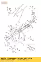 5940320100030, KTM, frame smr 'de07 ktm smr 450 560 2007, Nieuw