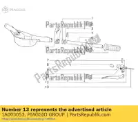 1A003053, Piaggio Group, ?ruba imbusowa m5x30     , Nowy