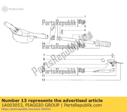 Aprilia 1A003053, Vite a testa esagonale m5x30, OEM: Aprilia 1A003053