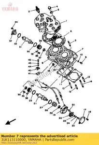 Yamaha 31K113110000 cylinder 1 - Dół