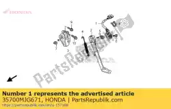 Here you can order the sw assy,side stan from Honda, with part number 35700MJG671: