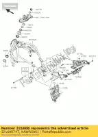 321600747, Kawasaki, frame-comp, rr zx1000nff kawasaki h2 h2r 1000 2015 2016, Nuovo