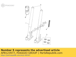 Aprilia AP8123977, Wtyczka kpl., OEM: Aprilia AP8123977