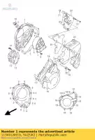 1134018H10, Suzuki, cubierta comp, embrague suzuki gsf gsx 650 1250 2009 2010, Nuevo