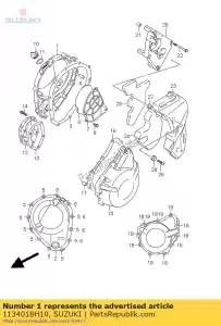 suzuki 1134018H10 cover comp,clut - Bottom side