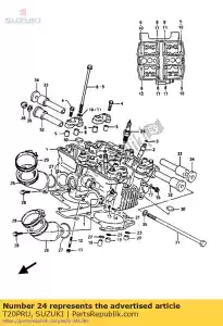 Suzuki T20PRU bougie t20pru - Dół