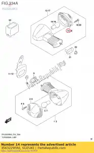 suzuki 3563229FA0 lente - Il fondo