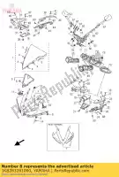 1KB283281000, Yamaha, emblema yamaha yzf r 1000 2012 2013, Novo