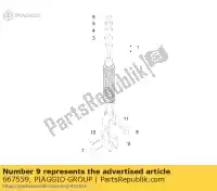 667559, Piaggio Group, bracket piaggio fly 125 2012, New