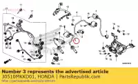 30510MKKD01, Honda, comp. bobina, accensione(top-1) honda  1000 1100 2018 2019 2020, Nuovo