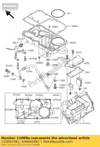 kawasaki 110091981 gasket zx1100-c1 - Bottom side