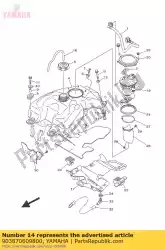 Aquí puede pedir collar de Yamaha , con el número de pieza 903870609800: