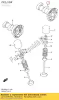 1271049H40, Suzuki, conjunto de árbol de levas suzuki  rm z 250 2016 2017 2018, Nuevo