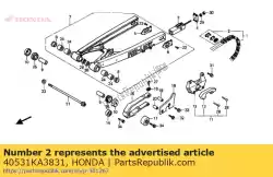 Aqui você pode pedir o nenhuma descrição disponível no momento em Honda , com o número da peça 40531KA3831: