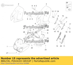 Aprilia 886236, T bush, OEM: Aprilia 886236