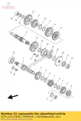 Here you can order the brg,cyl-cal roller 16g ky (1w1 from Yamaha, with part number 933114153000: