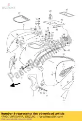 Here you can order the cover,side up,l from Suzuki, with part number 4790010F00M4R: