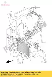 Aqui você pode pedir o mangueira 1 em Yamaha , com o número da peça 4C81243A0000: