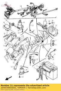 yamaha 26H839800000 front stop schakelaar assy - Onderkant