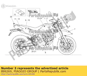 Piaggio Group 899269 oznaczenie ?dorsoduro? - Dół