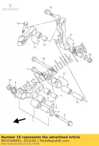 Suzuki 0910308042 tornillo - Lado inferior