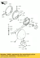 130911948, Kawasaki, suporte kawasaki vn classic tourer 1500 800, Novo