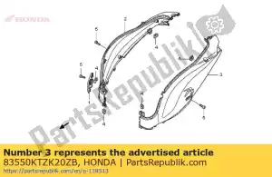 Honda 83550KTZK20ZB définir illust, l * nh1 * - La partie au fond