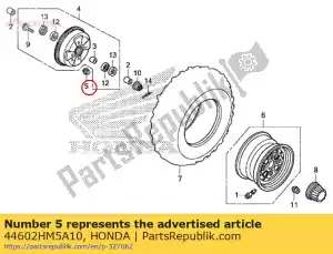 honda 44602HM5A10 plug, adjusting hole - Bottom side