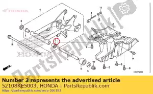 honda 52108KE5003 bush, rr. tenedor - Lado inferior