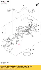 suzuki 1511648G00 titolare - Il fondo