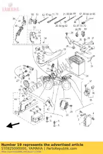 yamaha 5TE825090000 wire, sub lead - Bottom side