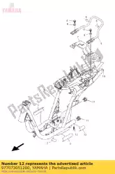 Tutaj możesz zamówić ? Ruba, gwint patelni 2 od Yamaha , z numerem części 977073051200: