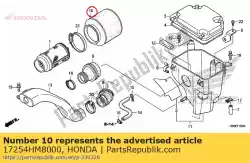 luchtfilter van Honda, met onderdeel nummer 17254HM8000, bestel je hier online: