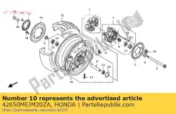Ici, vous pouvez commander le roue sous * type2 * auprès de Honda , avec le numéro de pièce 42650MEJM20ZA: