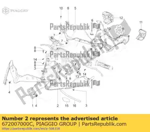 Piaggio Group 672007000C roupas stuurb - Lado inferior