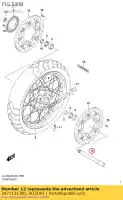 5471131J00, Suzuki, Axle,front suzuki dl vstrom a dl1000a v strom dl1000xa 1000 , New