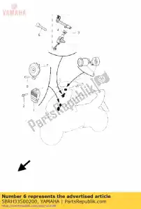 yamaha 5BRH33500200 relè lampeggiante assy - Il fondo