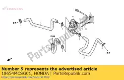 Aqui você pode pedir o ficar, válvula de controle de injeção de ar em Honda , com o número da peça 18654MCSG01: