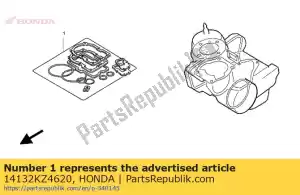 honda 14132KZ4620 gasket, reed valve - Bottom side