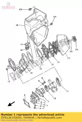 membraanklep assy van Yamaha, met onderdeel nummer 2VN136100000, bestel je hier online: