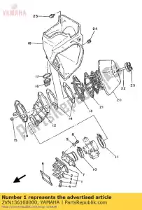 yamaha 2VN136100000 clapet à clapet - La partie au fond